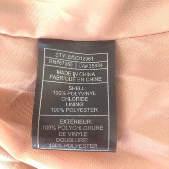 Jack BB Dakota Lenon Quilted Moto Jacket Blush L - Picture 9 of 10